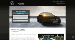 Desktop Screenshot of pre-owned.mbmelbourne.com.au
